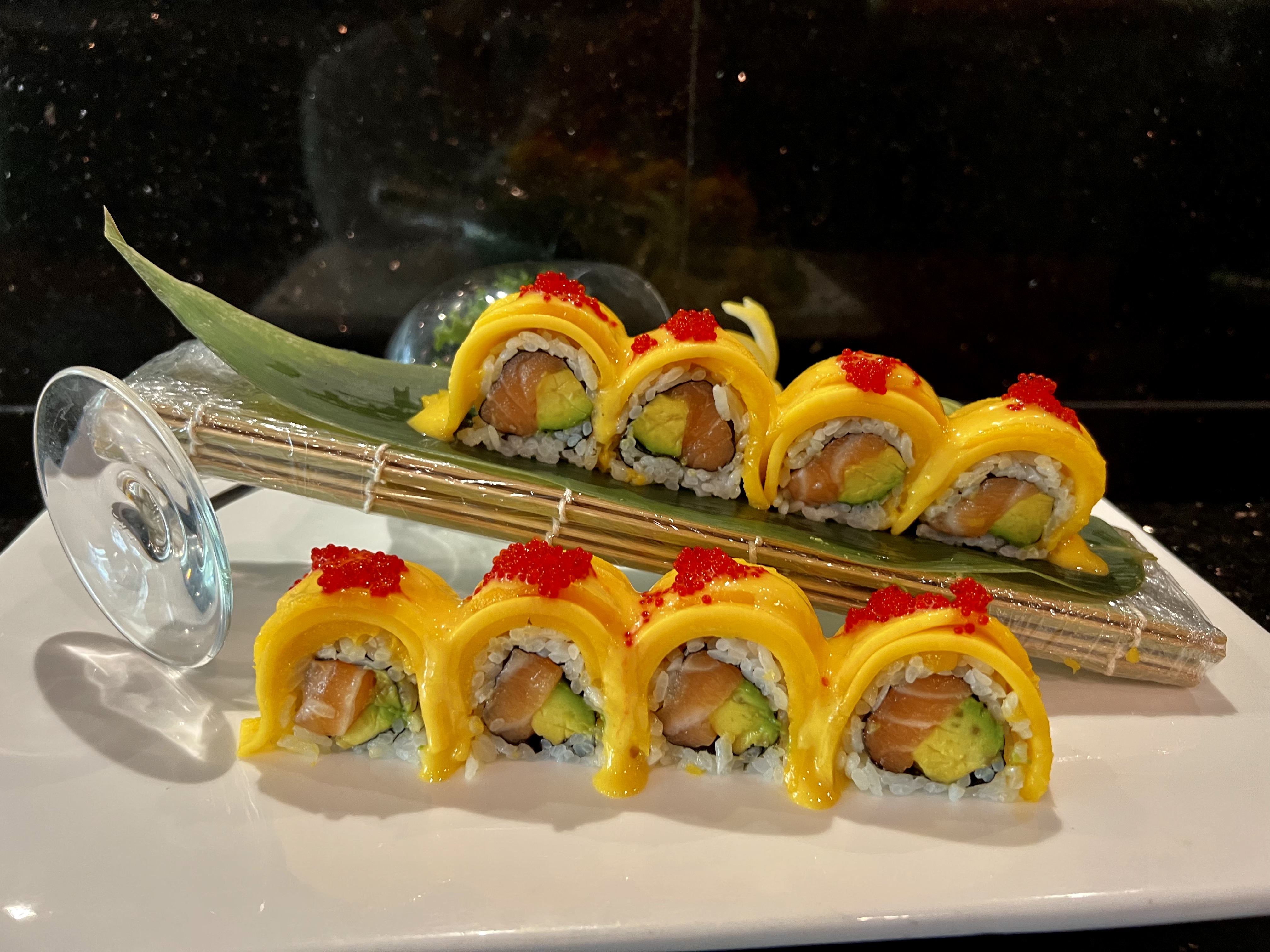 Order Mango Hawaii Roll food online from Long River store, West Islip on bringmethat.com