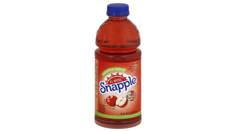 Order Snapple All Natural Snapple Apple 32 oz food online from Route 7 Food Mart store, Norwalk on bringmethat.com