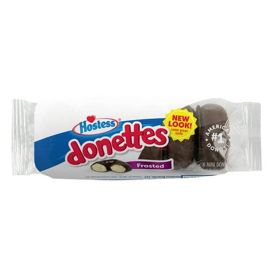 Order Hostess Donettes Frosted Mini Donuts 6 Count food online from Exxon Food Mart store, Port Huron on bringmethat.com