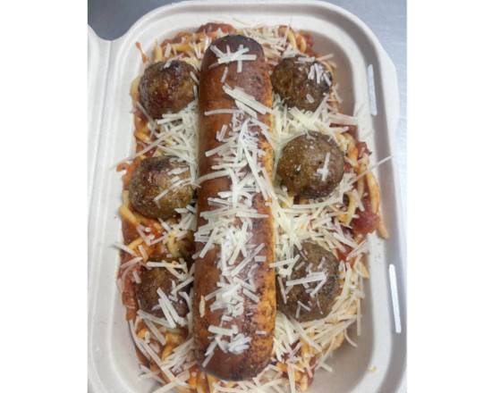 Order Spaghetti with Meatballs food online from Ingleside Pizza store, San Francisco on bringmethat.com