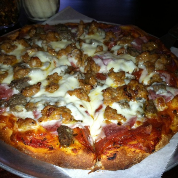 Order Meat Lover Pizza food online from Tottino's Pizza store, Inglewood on bringmethat.com