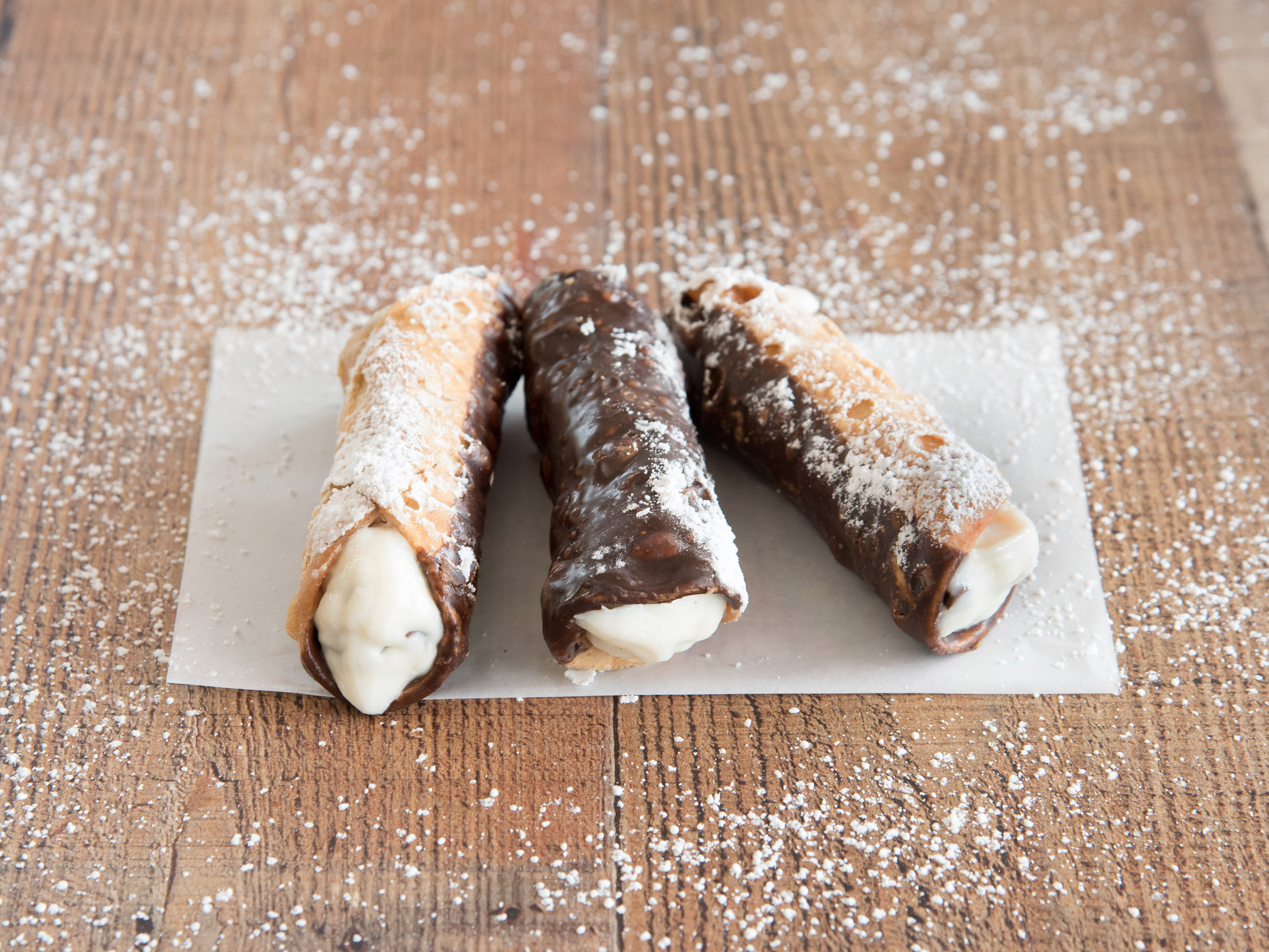 Order Chocolate Covered Cannolis food online from Bella Napoli Pizzeria store, Phoenixville on bringmethat.com
