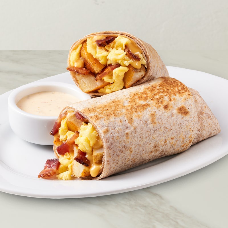 Order Bacon & Cheddar Breakfast Burrito food online from Boudin store, San Diego on bringmethat.com