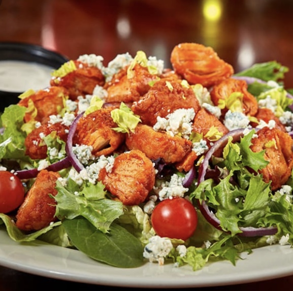 Order Kick-In Buffalo Chicken Salad food online from Wing It! Bar And Grill store, El Paso on bringmethat.com