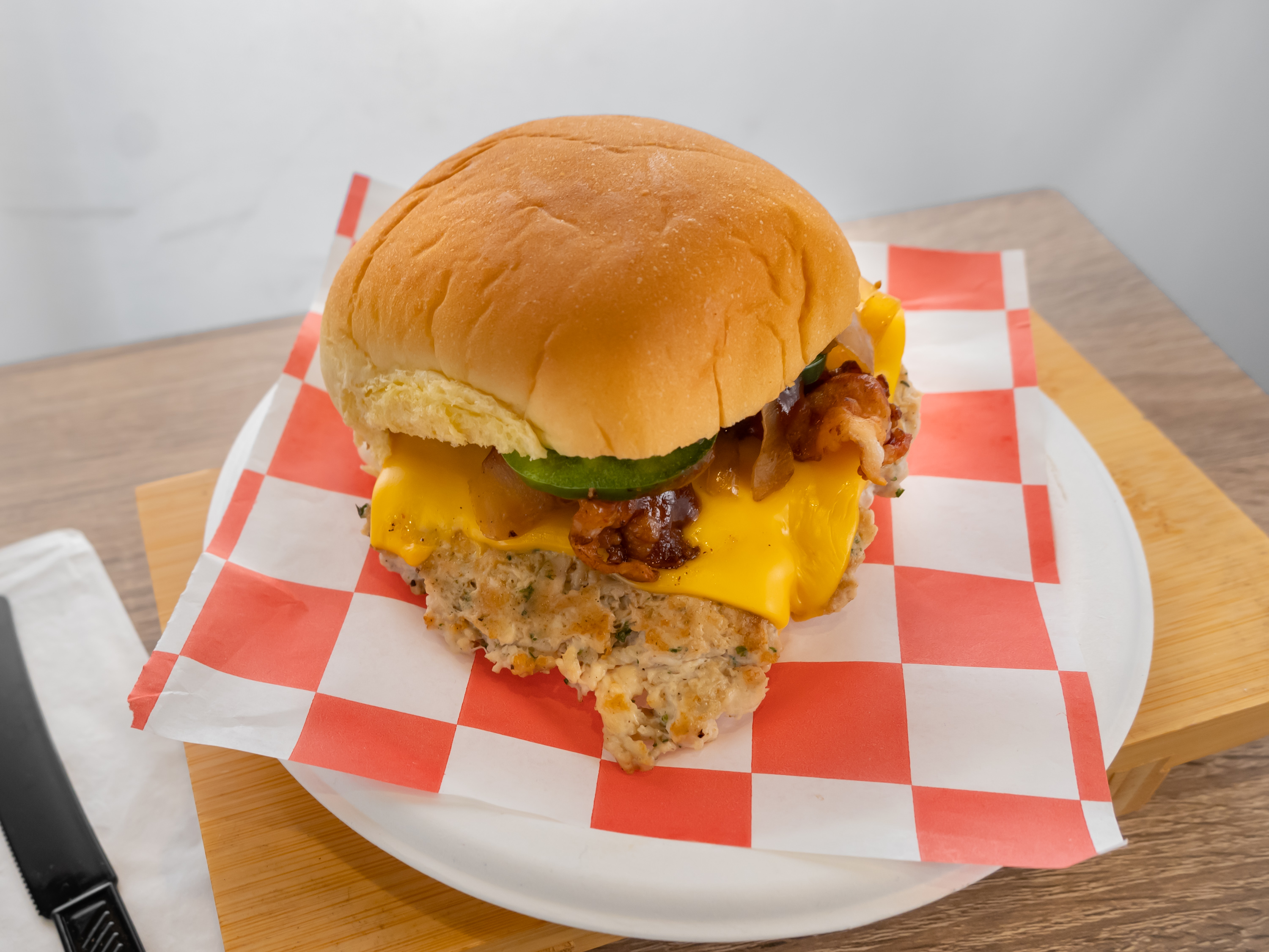 Order Rodeo Chicken Burger food online from Spot Gourmet Burgers store, Philadelphia on bringmethat.com