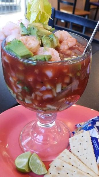 Order Shrimp Cocktail food online from Cocina Mexican Express store, Las Cruces on bringmethat.com