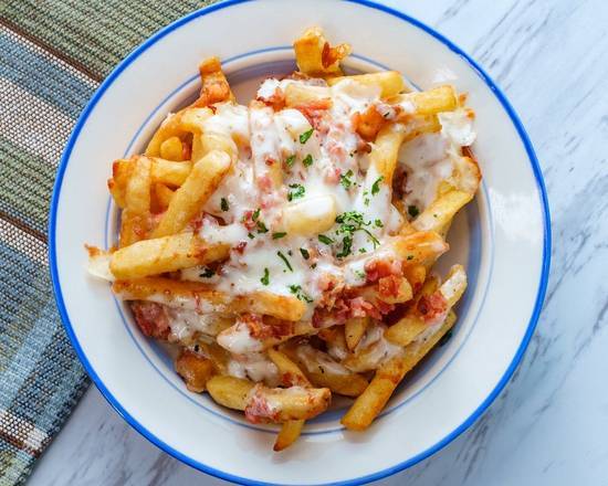 Order Bacon Ranch Cheese Fries food online from The Wings Express store, White Oak on bringmethat.com