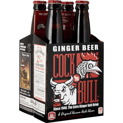 Order Cock 'N Bull Ginger Beer (4PK 12 OZ) 585 food online from BevMo! store, Greenbrae on bringmethat.com