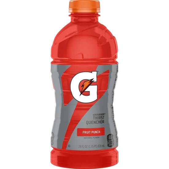 Order Gatorade Thirst Quencher Fruit Punch Bottle (28 oz) food online from Rite Aid store, DEPEW on bringmethat.com