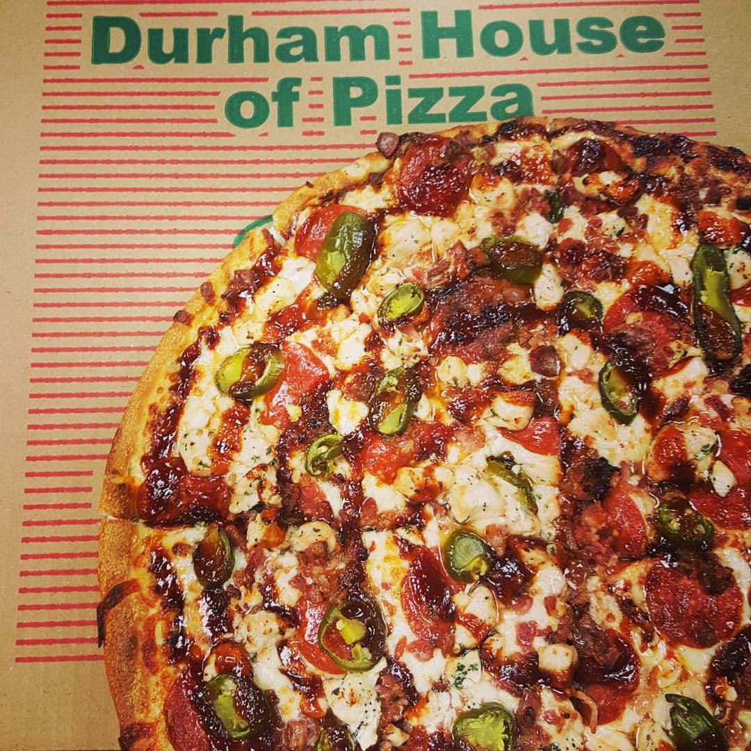 Order BBQ Special Pizza - Small 10" food online from Durham House Of Pizza store, Durham on bringmethat.com
