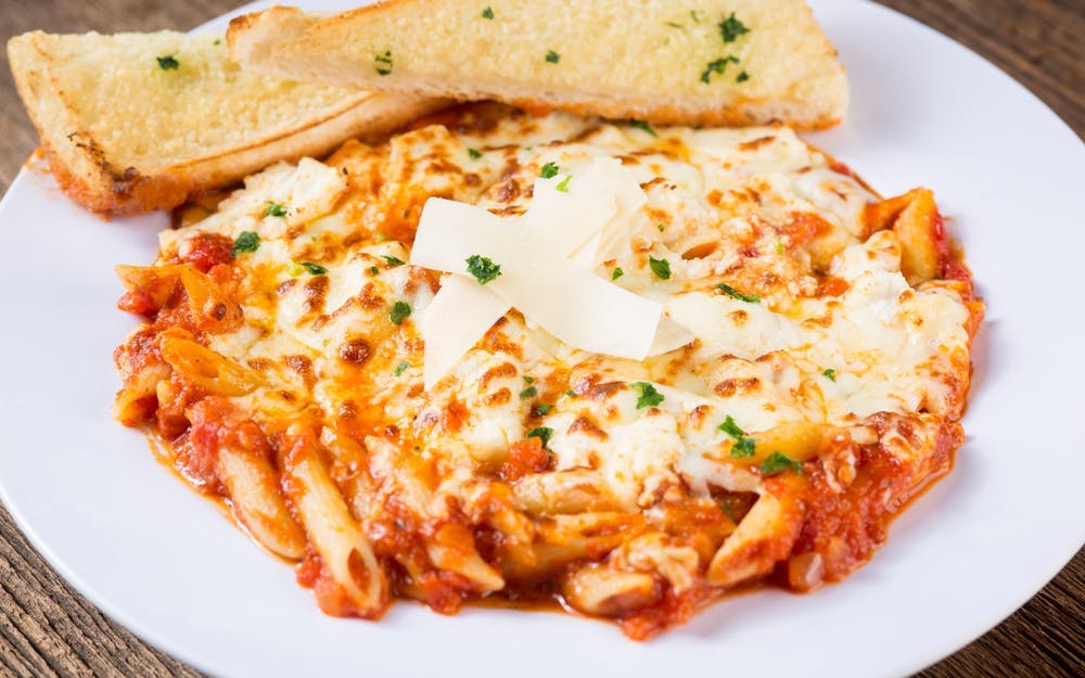 Order Three Cheese Baked Penne - Pasta food online from Rosati's Pizza store, Naperville on bringmethat.com
