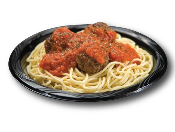 Order Spaghetti with Marinara Sauce and Meatballs food online from Rocky Rococo store, Greendale on bringmethat.com