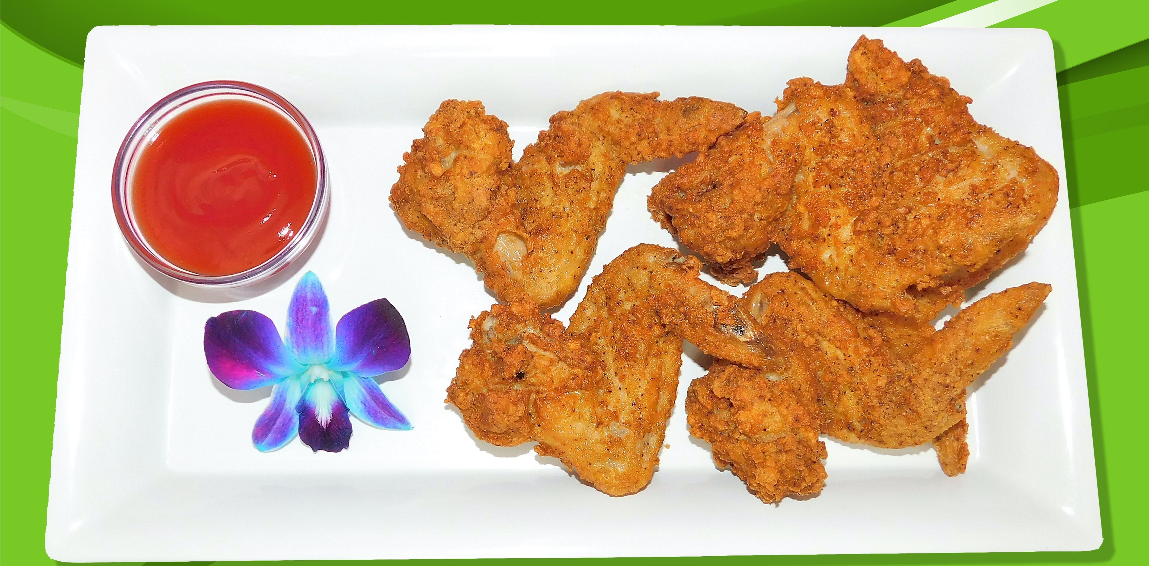 Order Chicken Wings - 5 Pieces food online from Pizza Express store, Trenton on bringmethat.com