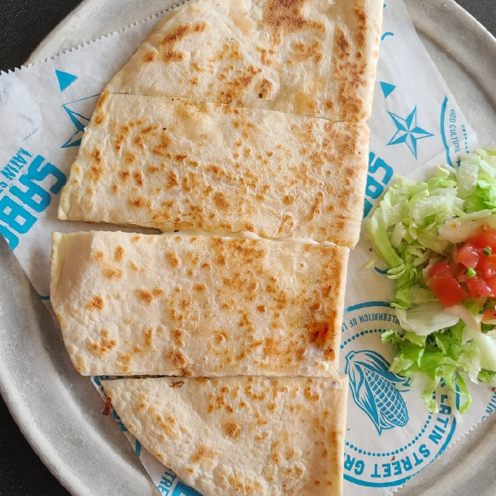 Order Quesadilla food online from Sabor Latin Street Grill store, Pineville on bringmethat.com