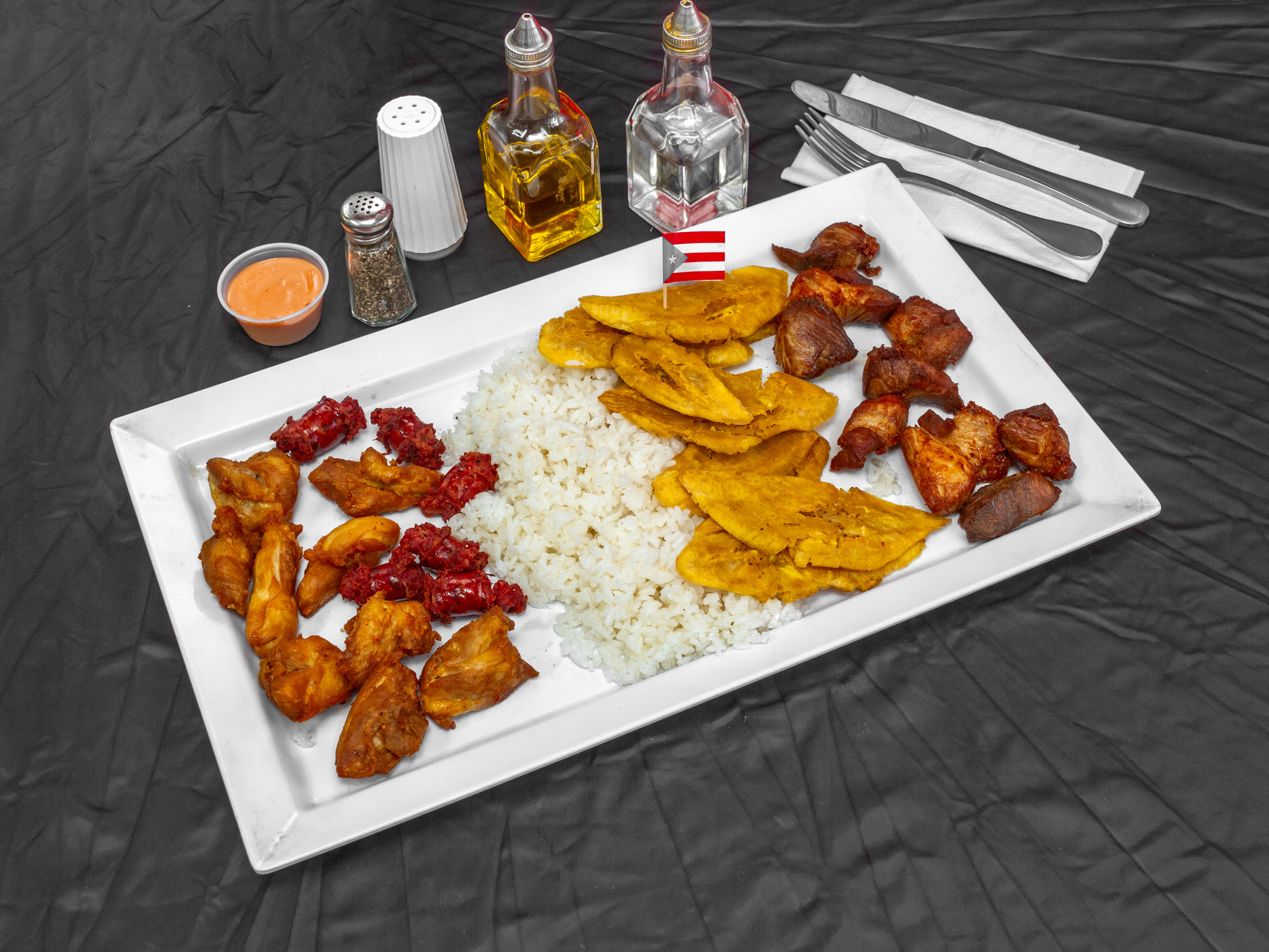 Order 1. Combo For 3 People food online from The Latin Flavor Restaurant store, Newark on bringmethat.com