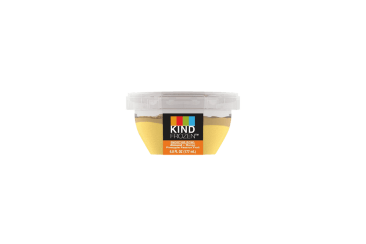 Order Kind Frozen Foods Smoothie Bowl Almond and Mango Pineapple 6 oz. food online from Luv Mart store, Santa Cruz on bringmethat.com