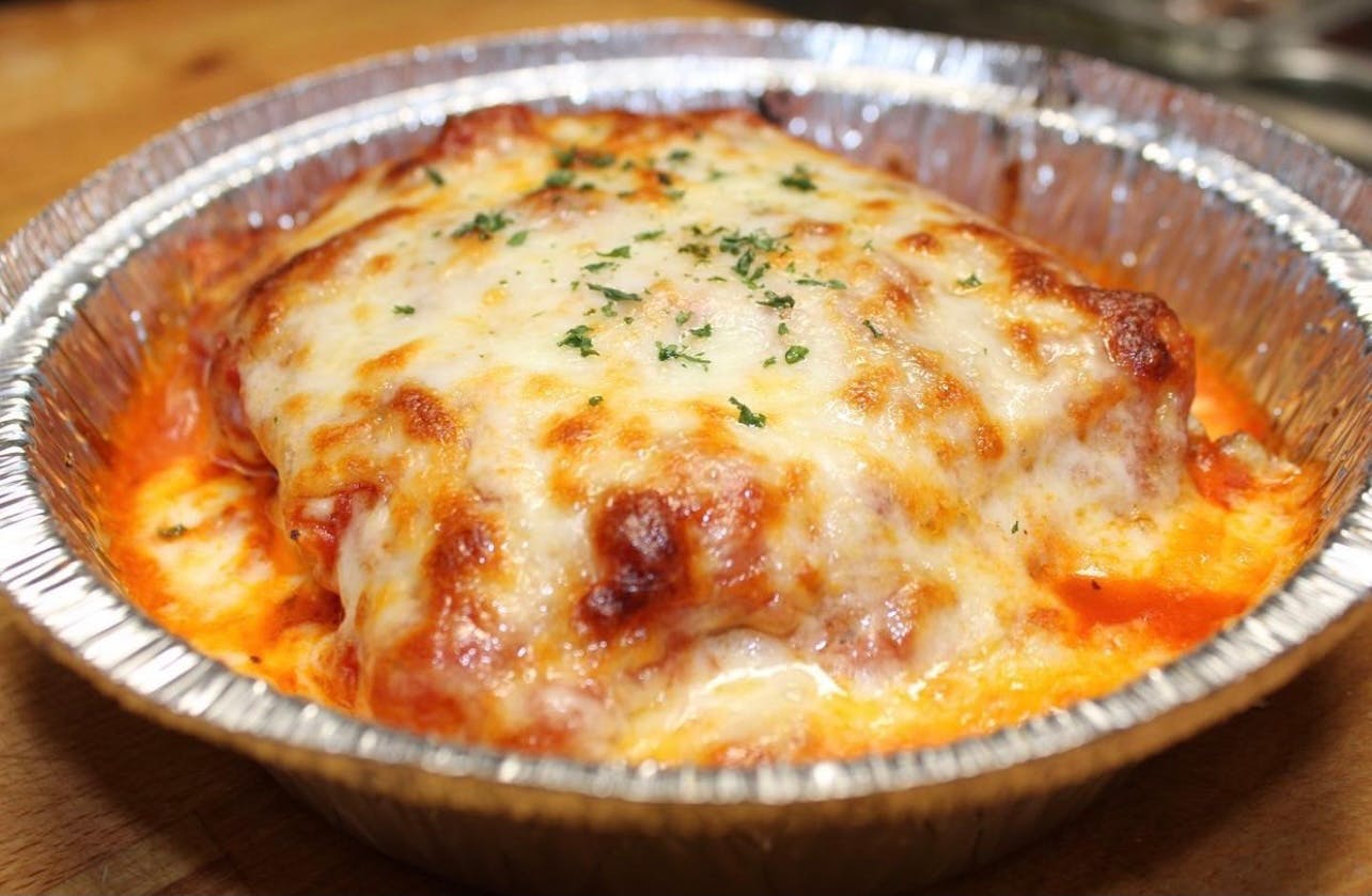 Order Homestyle Lasagna - Pasta food online from Asylum Street Pizza store, Norwich on bringmethat.com