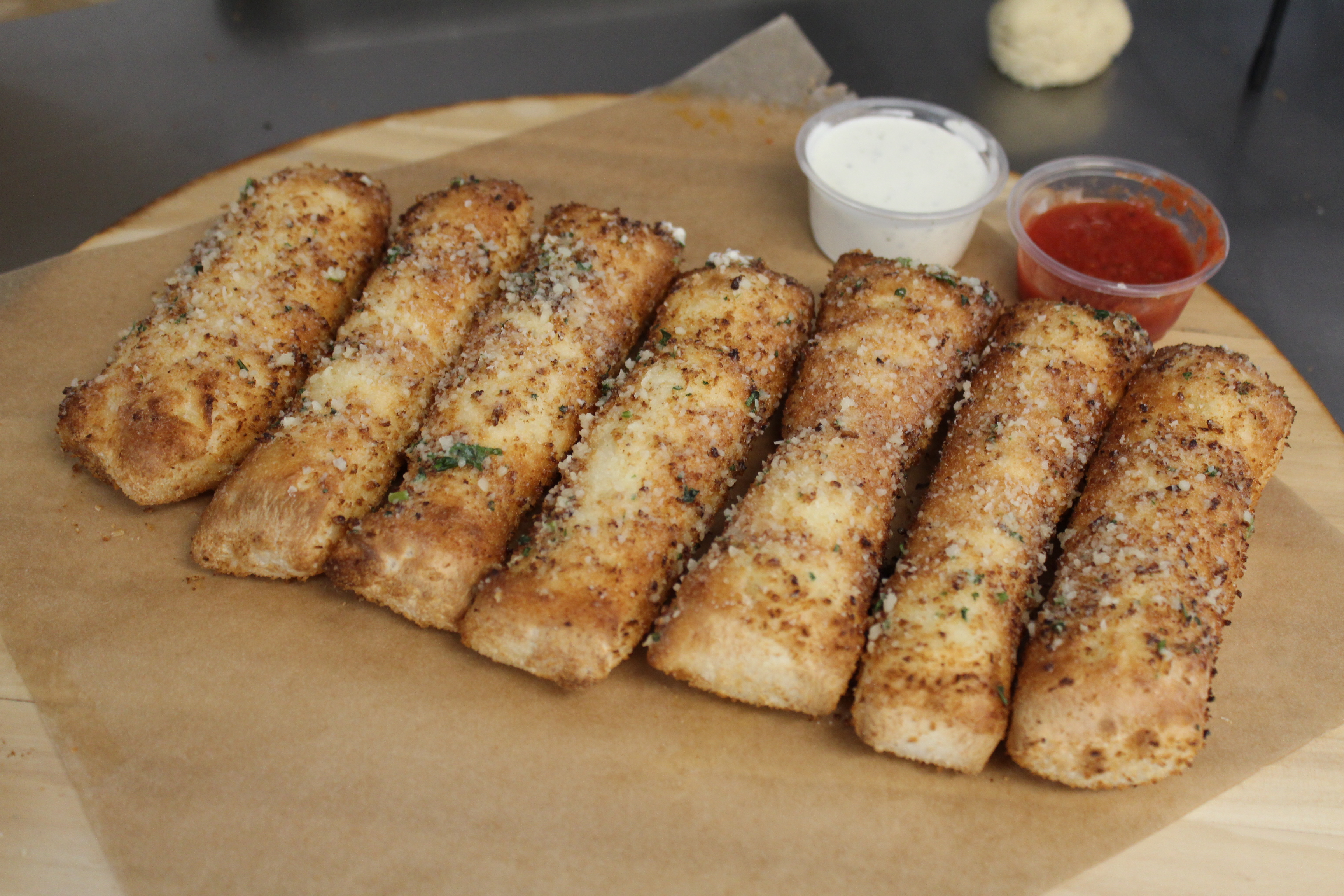 Order Famous Regular Bread Sticks food online from Canadian Pizza store, Long Beach on bringmethat.com
