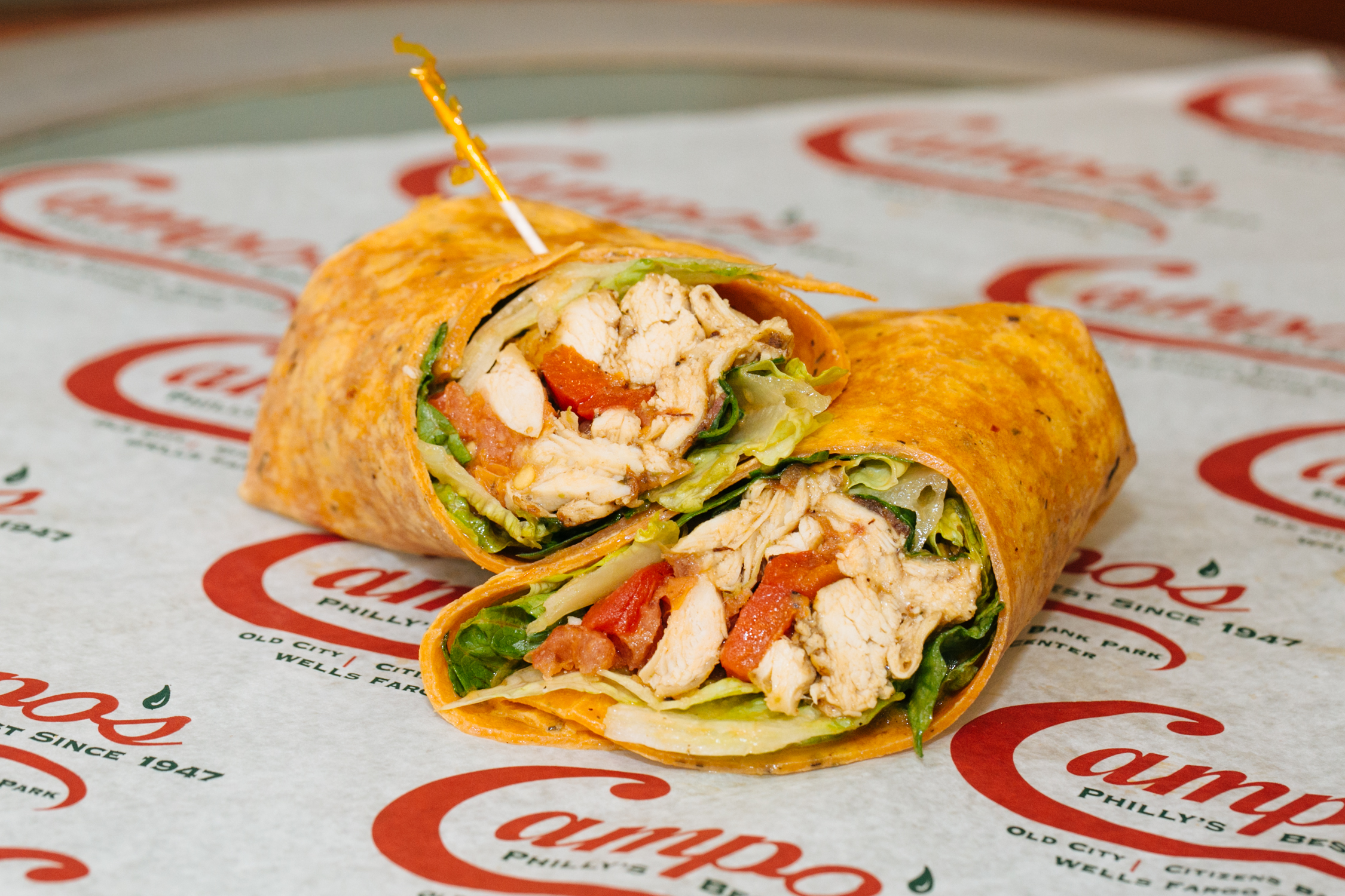Order Chicken Caesar on a Roll or a Wrap  food online from Campo's Philly Cheesesteaks store, Philadelphia on bringmethat.com