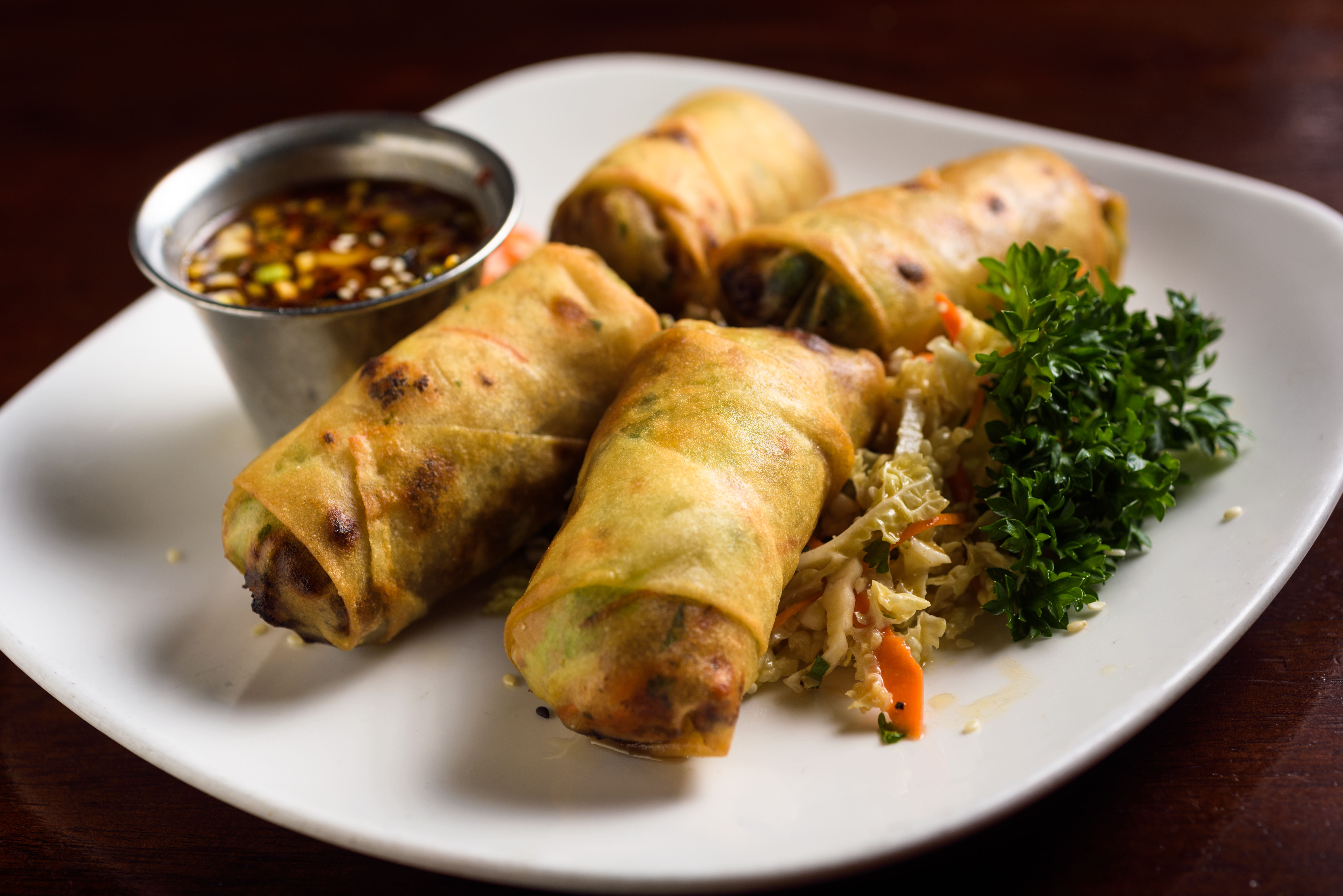 Order Filet Mignon Spring Rolls food online from Sundance The Steakhouse store, Palo Alto on bringmethat.com
