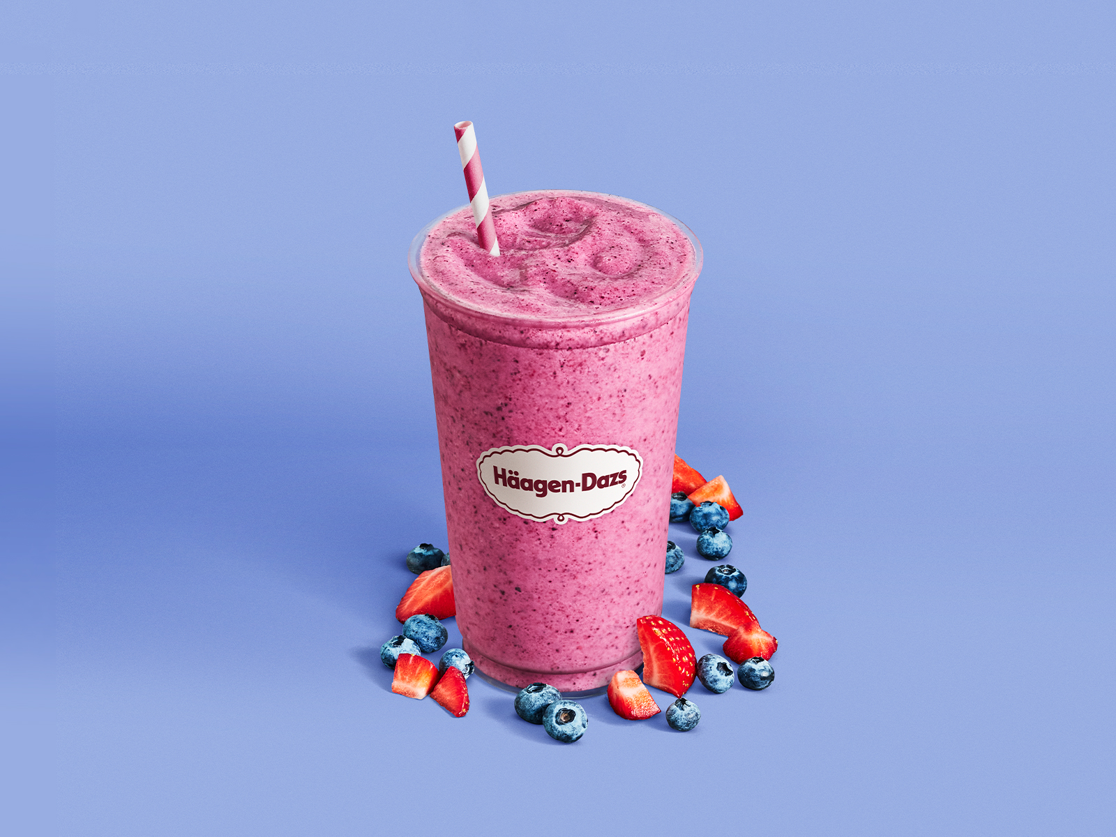 Order Wildberry Smoothie food online from Haagen Dazs store, Fullerton on bringmethat.com