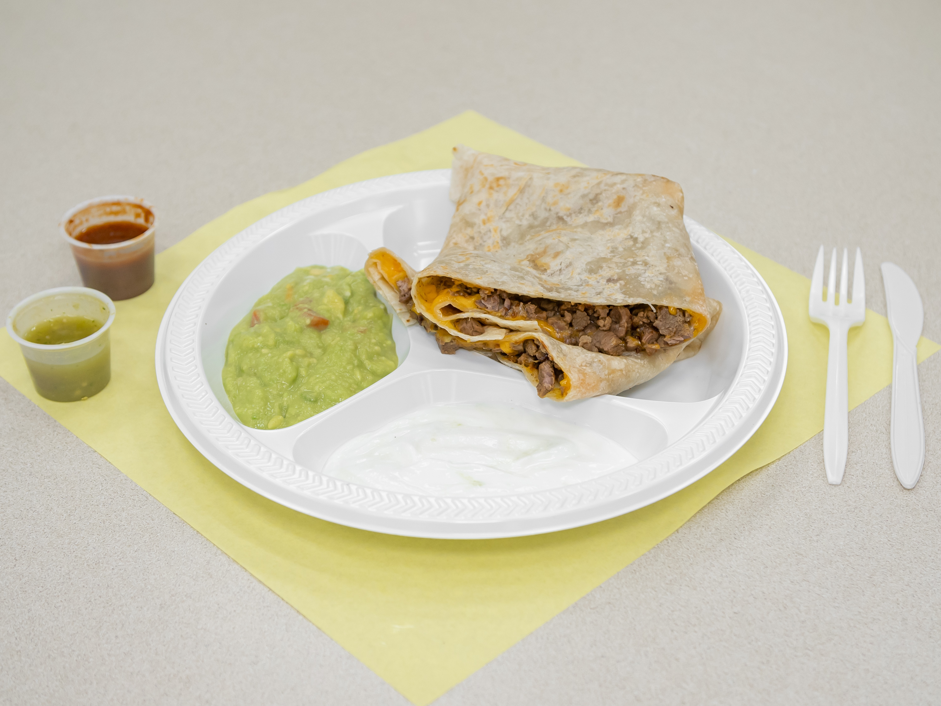 Order Cheese Quesadilla food online from Lambertos Mexican Rest store, La Verne on bringmethat.com