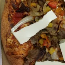 Order Philly Cheese Steak Pizza food online from Eli Bistro store, Roswell on bringmethat.com