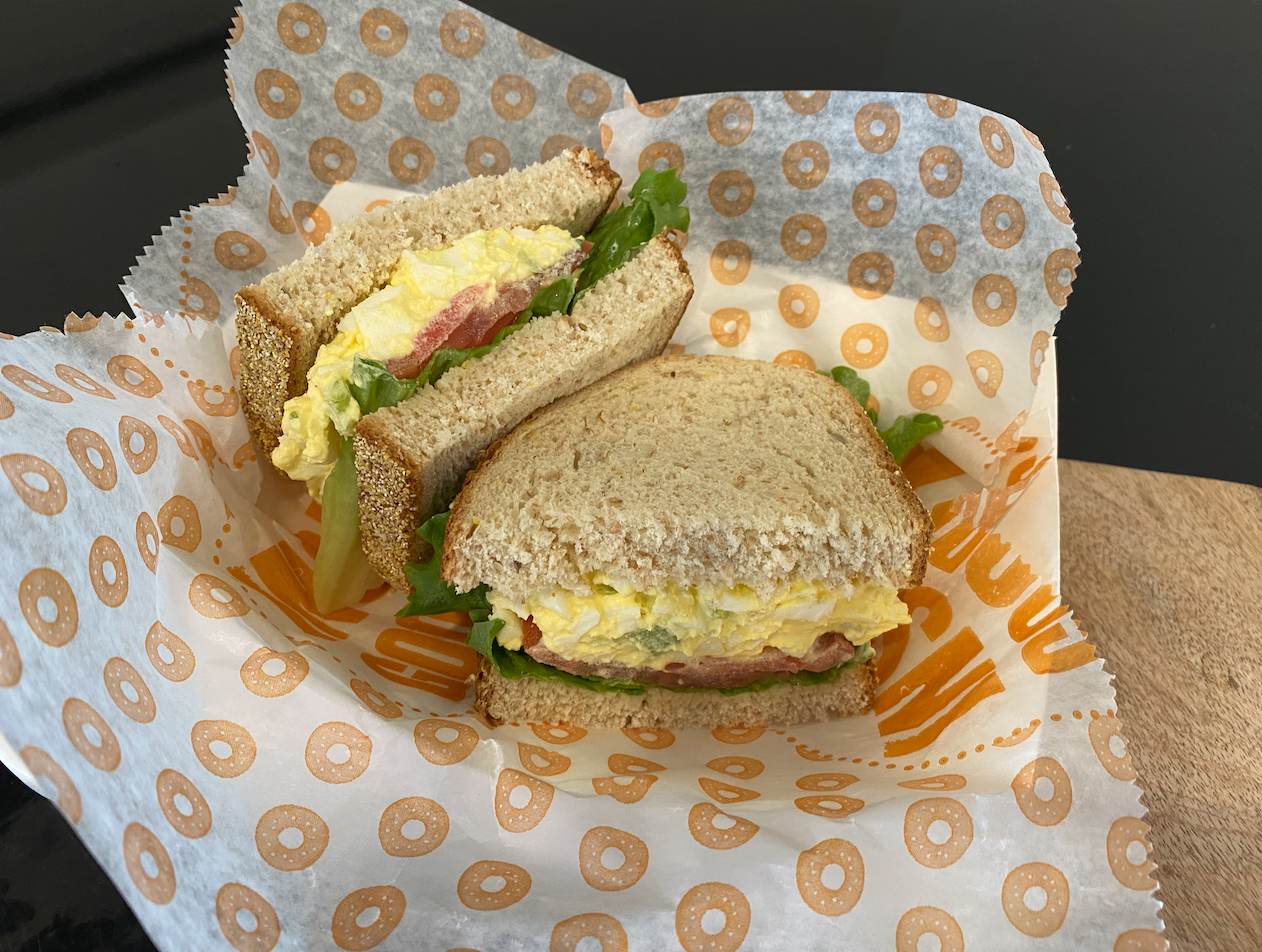 Order Regular Egg Salad Sandwich food online from Barry Bagels store, Perrysburg on bringmethat.com