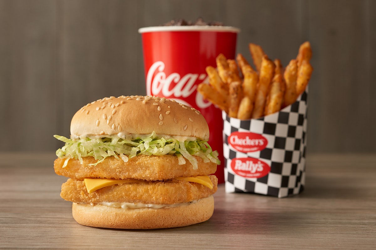 Order Deep Sea Double® Combo food online from Rally's Hamburgers store, Franklin on bringmethat.com