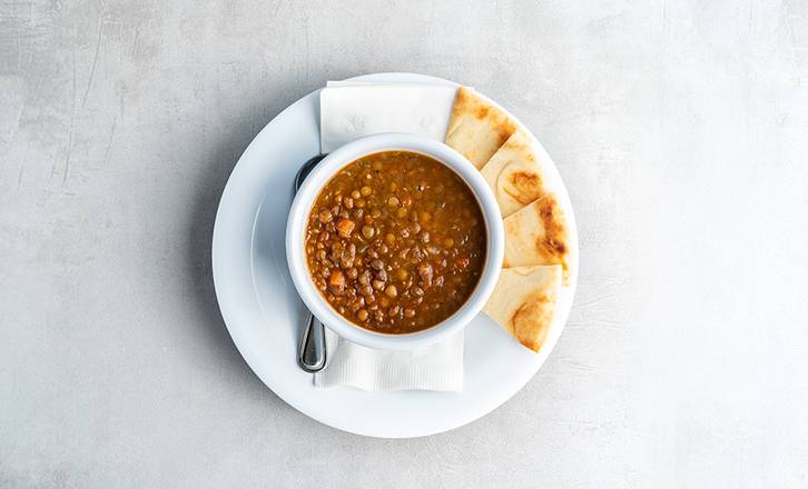 Order Lentil Soup - cup food online from Zoe Kitchen store, Collegeville on bringmethat.com
