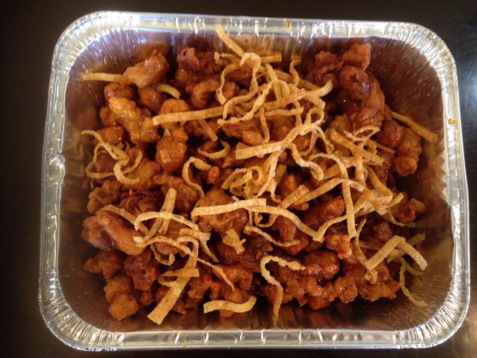 Order Orange Chicken food online from Wanya Thai Restaurant store, Canyon Country on bringmethat.com