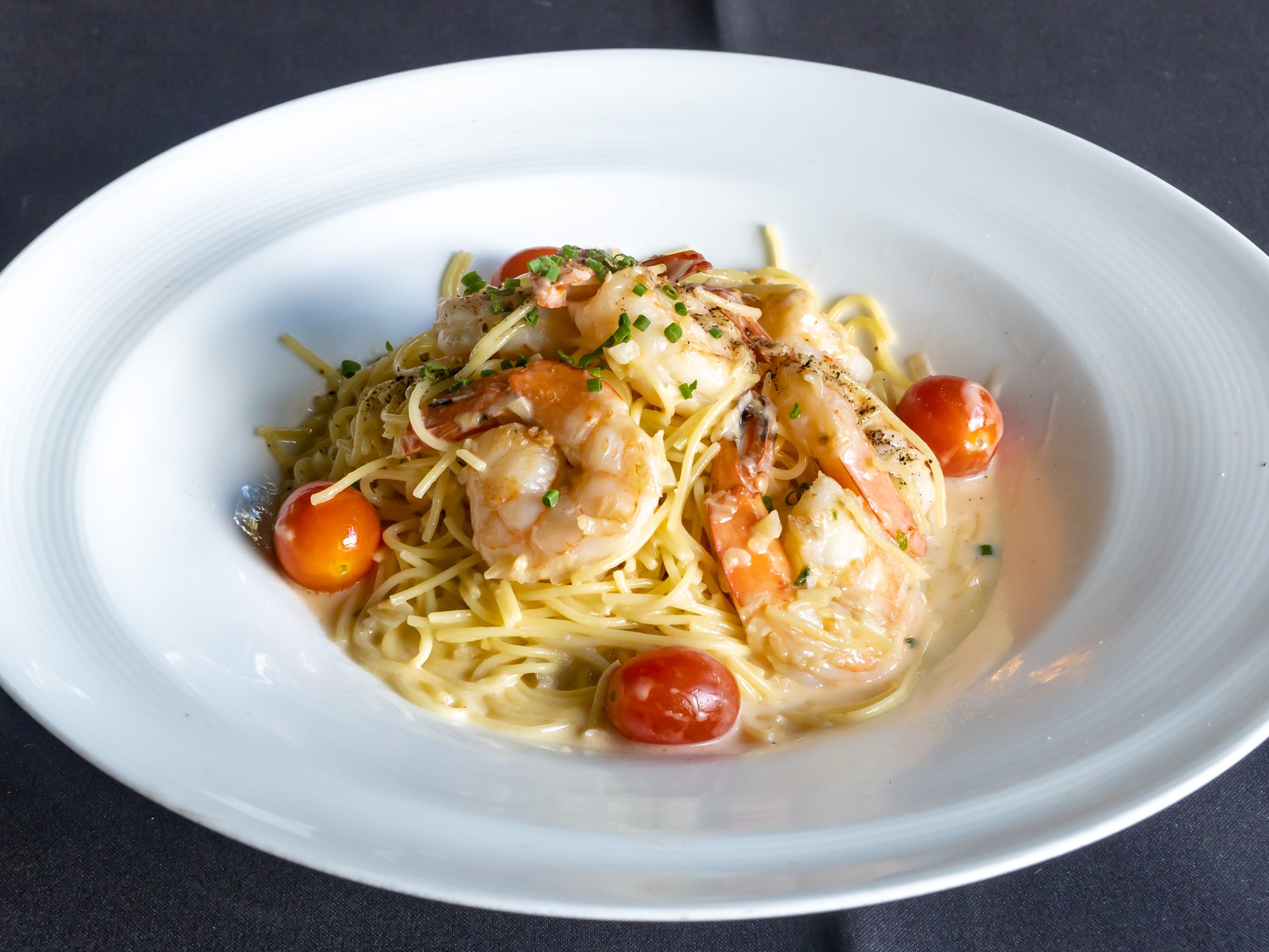 Order Shrimp Scampi Seafood food online from Red Restaurant & Bar store, City of Industry on bringmethat.com