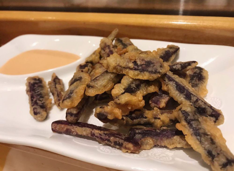 Order Purple Sweet Potato Fries food online from Fish market sushi bar store, Allston on bringmethat.com