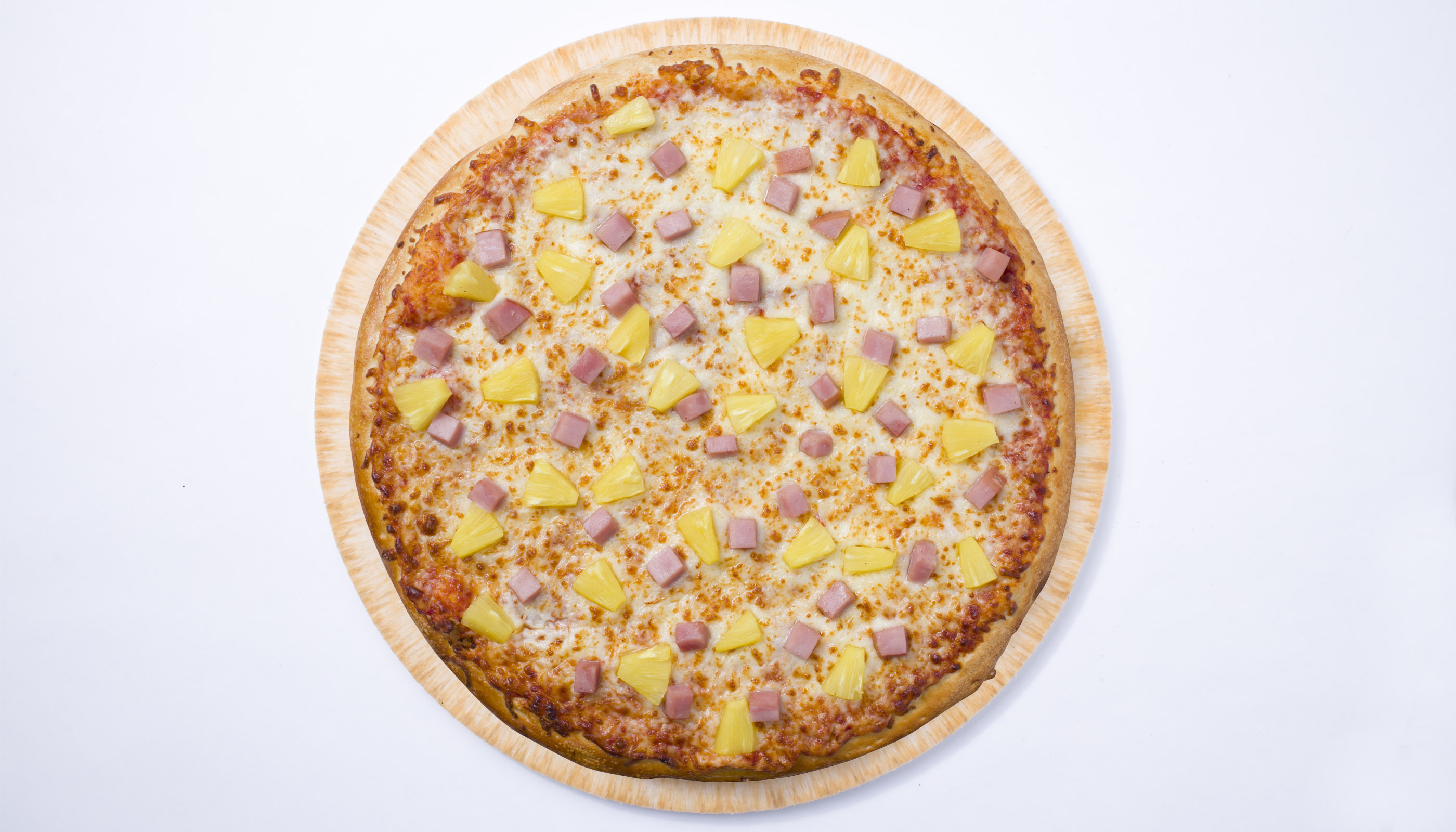 Order Large Thin Crust Hawaiian Pizza food online from John'S Incredible Pizza store, Modesto on bringmethat.com