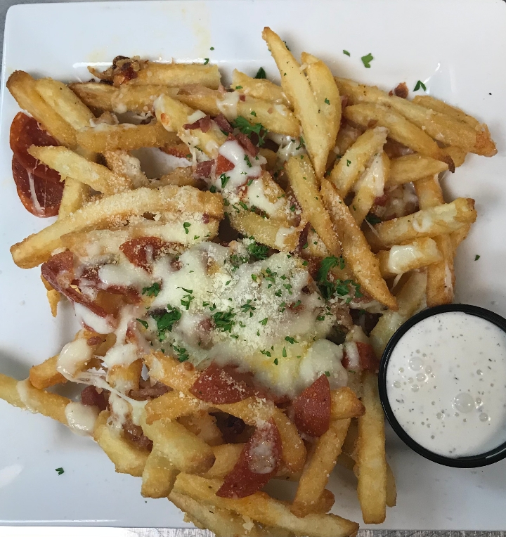 Order Loaded Fries food online from Carsonie's Westerville store, Westerville on bringmethat.com