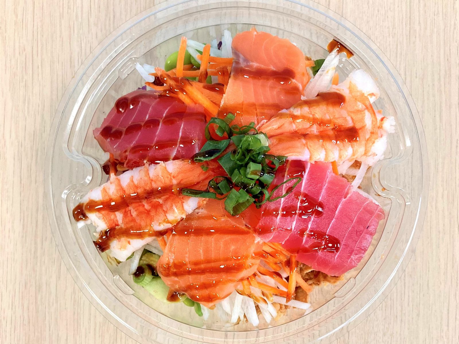 Order Mixed Sashimi Sushi Bowl food online from The Poke Shack store, Champaign on bringmethat.com