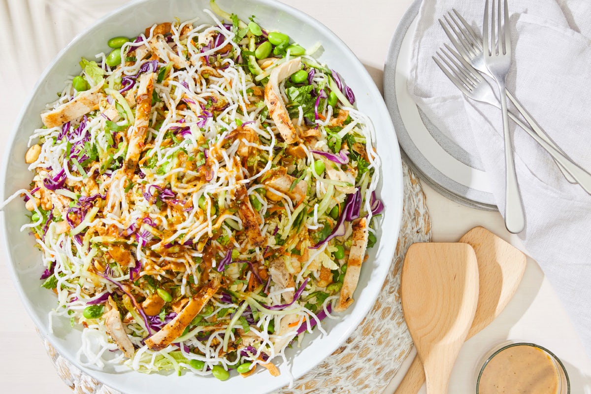 Order CATERING THAI CRUNCH SALAD food online from California Pizza Kitchen store, Hollywood on bringmethat.com