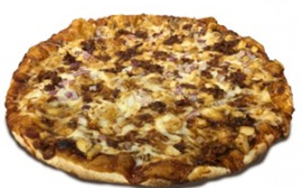 Order BBQ Chicken Pizza - Medium 12'' food online from Pizza Man store, Los Angeles on bringmethat.com