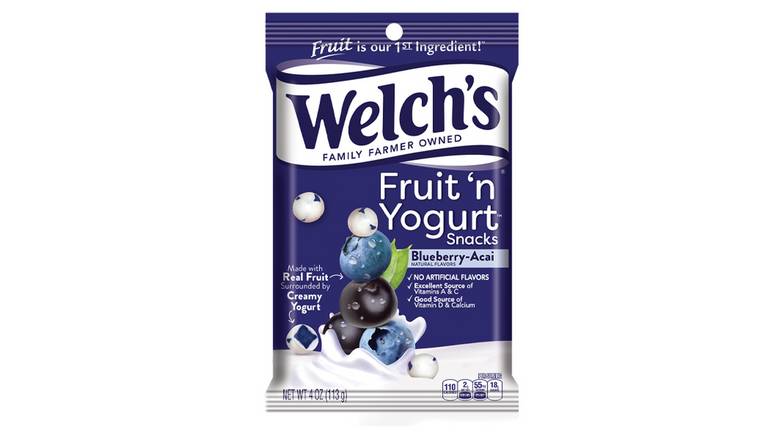 Order Welch'S Fruit 'N Yogurt Snacks Blueberry Acai food online from Energy Mart 3 store, Hendersonville on bringmethat.com