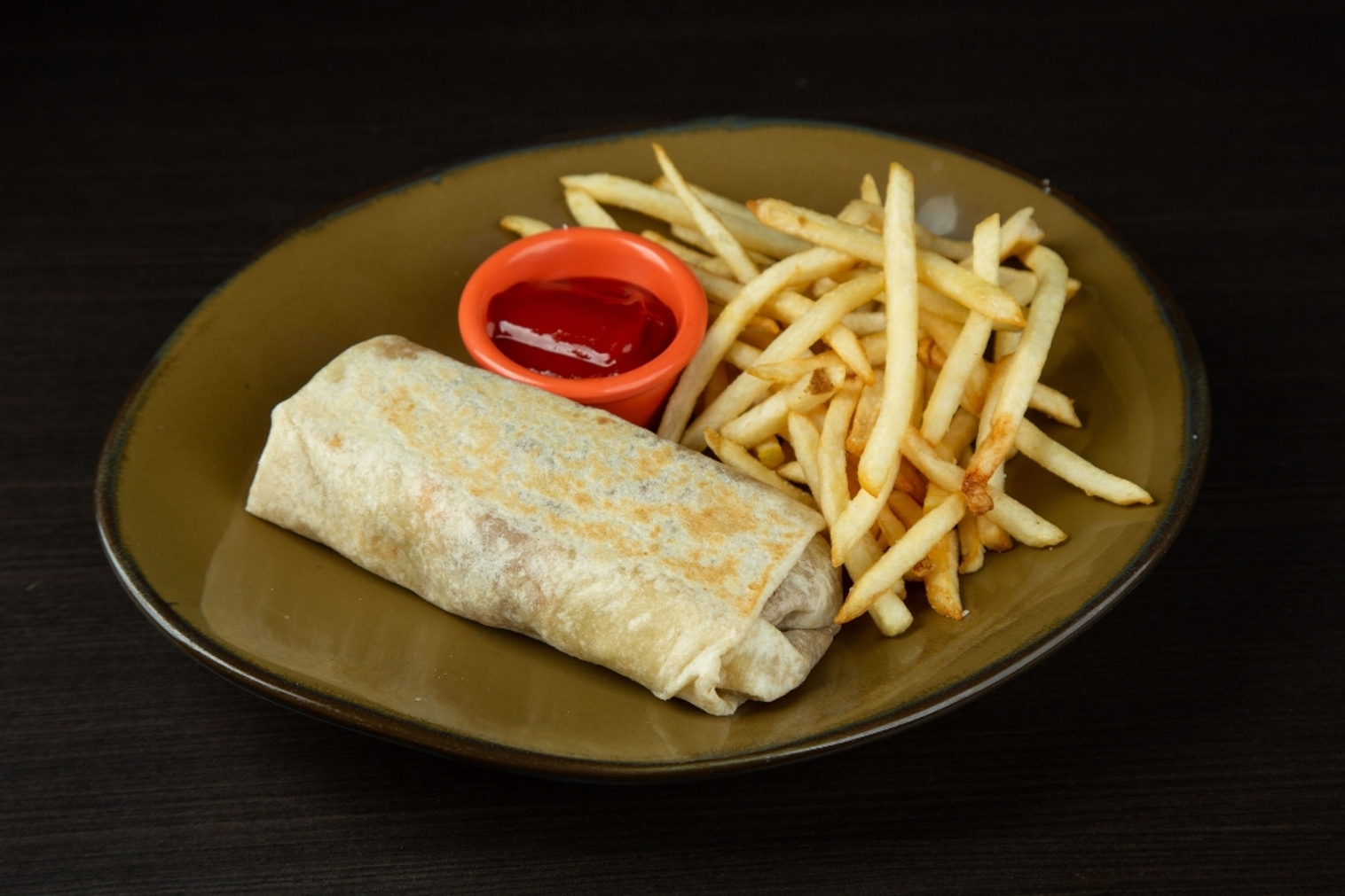 Order Kid's Bean & Cheese Burrito food online from Hussongs Cantina store, Las Vegas on bringmethat.com