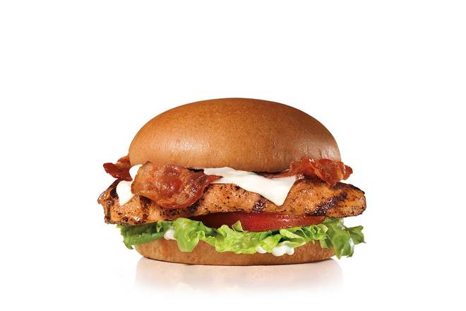 Order Charbroiled Chicken Club Sandwich food online from Hardee'S store, Tullahoma on bringmethat.com