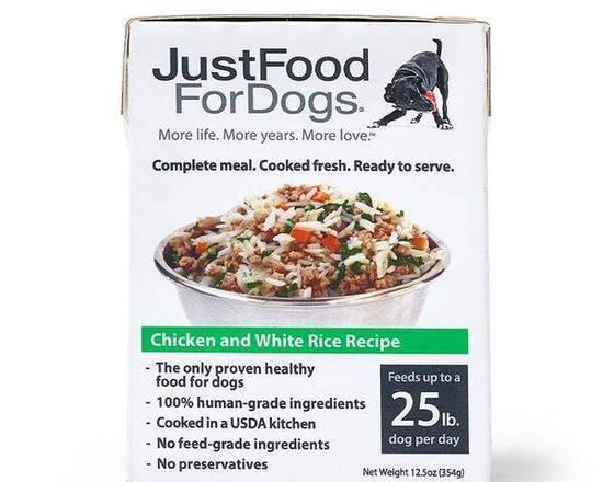 Order Pantryfresh Chicken & White Rice (12.5 oz) (Case of 12) food online from Just Food For Dogs store, San Clemente on bringmethat.com