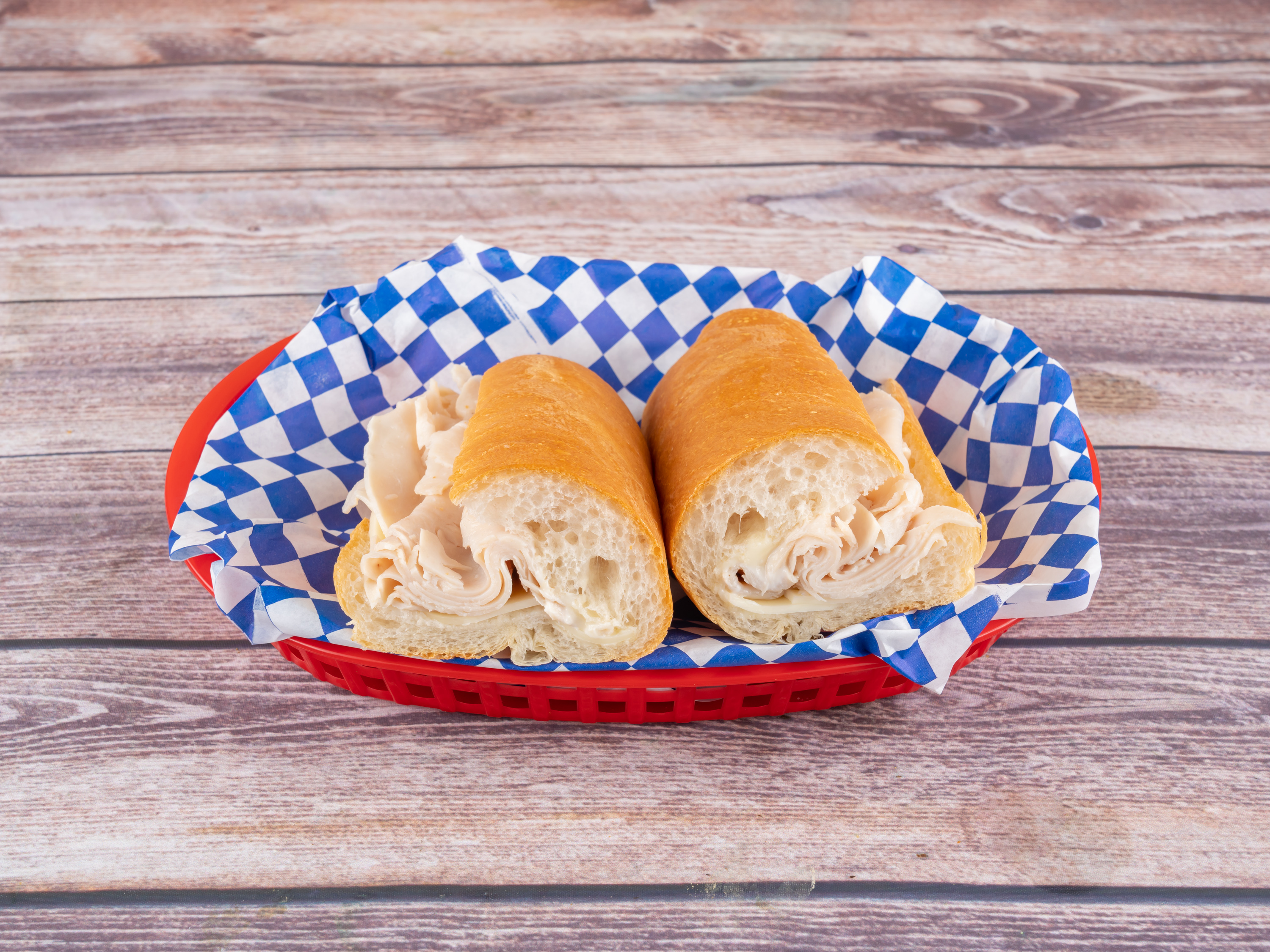 Order Turkey and Cheese Po-Boy food online from Joes Deli store, Houston on bringmethat.com