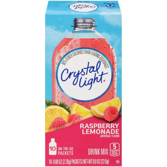 Order Crystal Light On-The-Go Drink Mix Packets, Raspberry Lemonade, 10 CT food online from Cvs store, FARGO on bringmethat.com