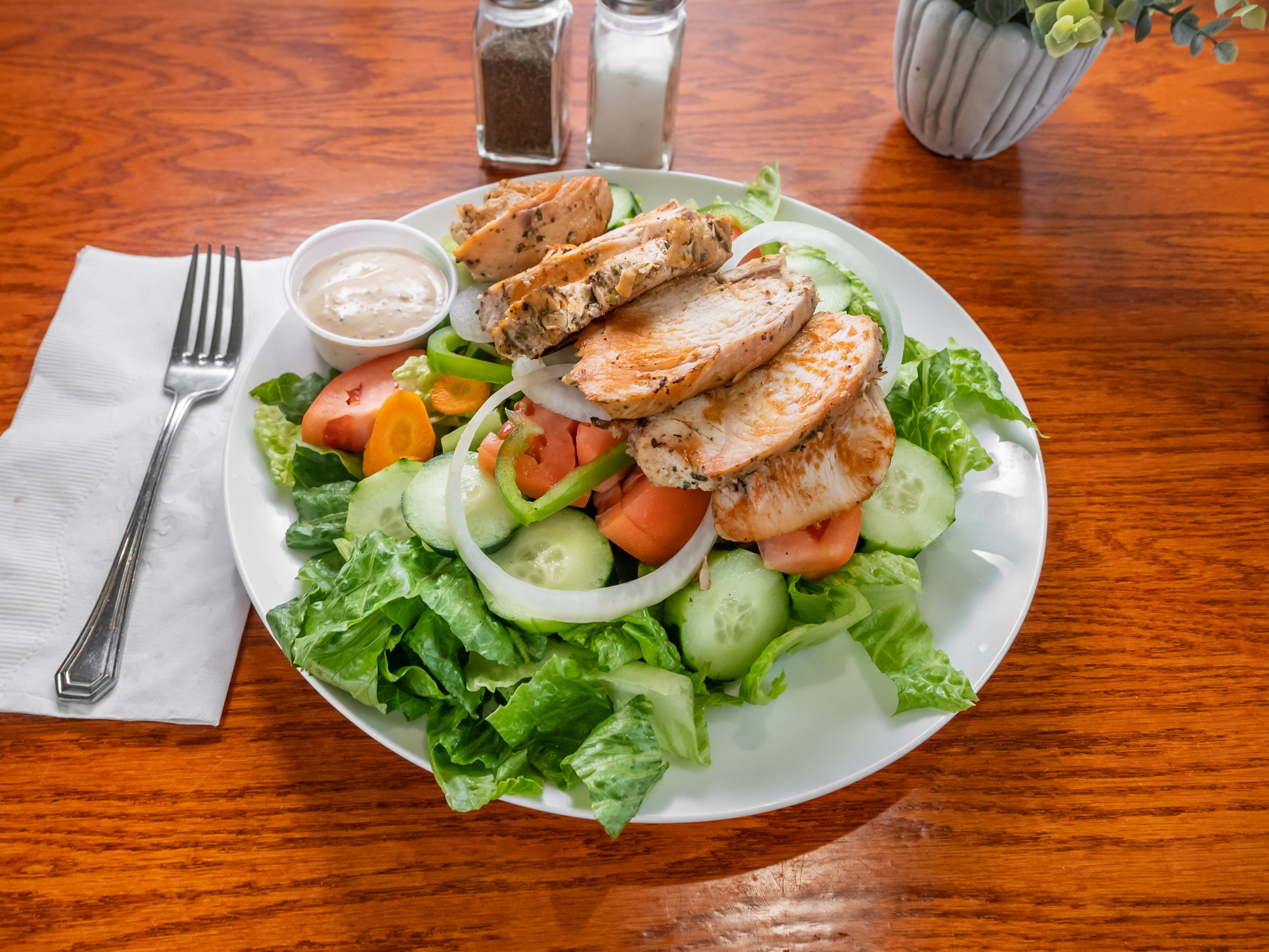 Order Grilled Chicken Salad food online from Mt. Airy Breakfast & Lunch store, Philadelphia on bringmethat.com