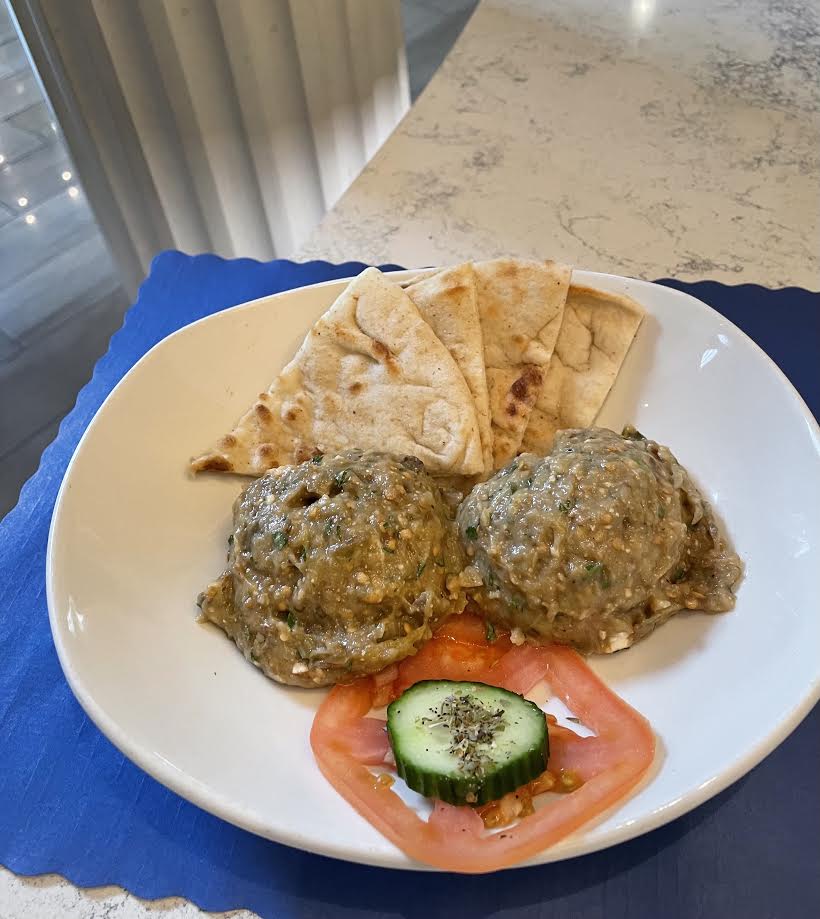 Order Eggplant Dip food online from The Greek store, State College on bringmethat.com