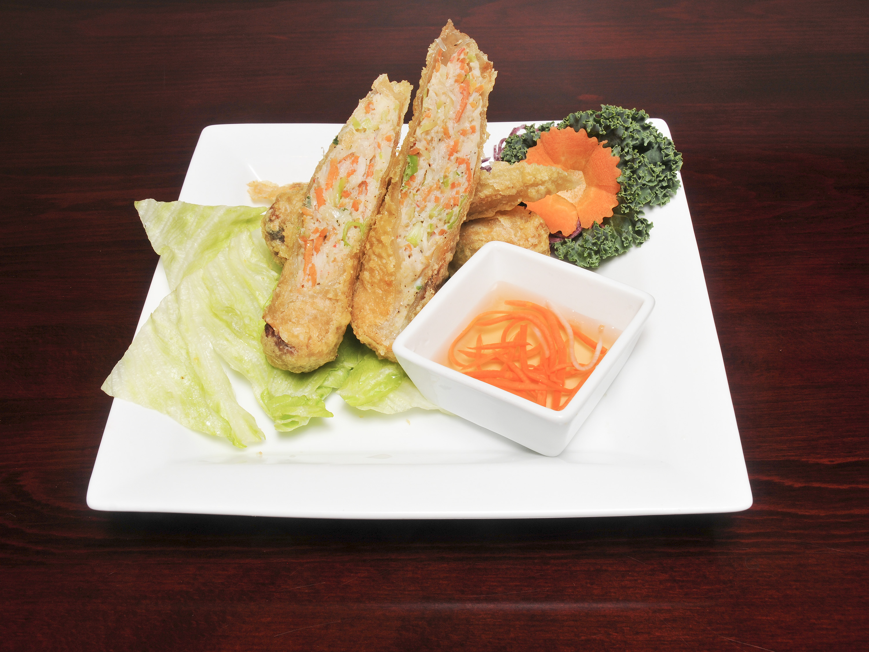 Order Imperial Spring Rolls food online from Ipho Sushi Kitchen & Bar store, Knightdale on bringmethat.com