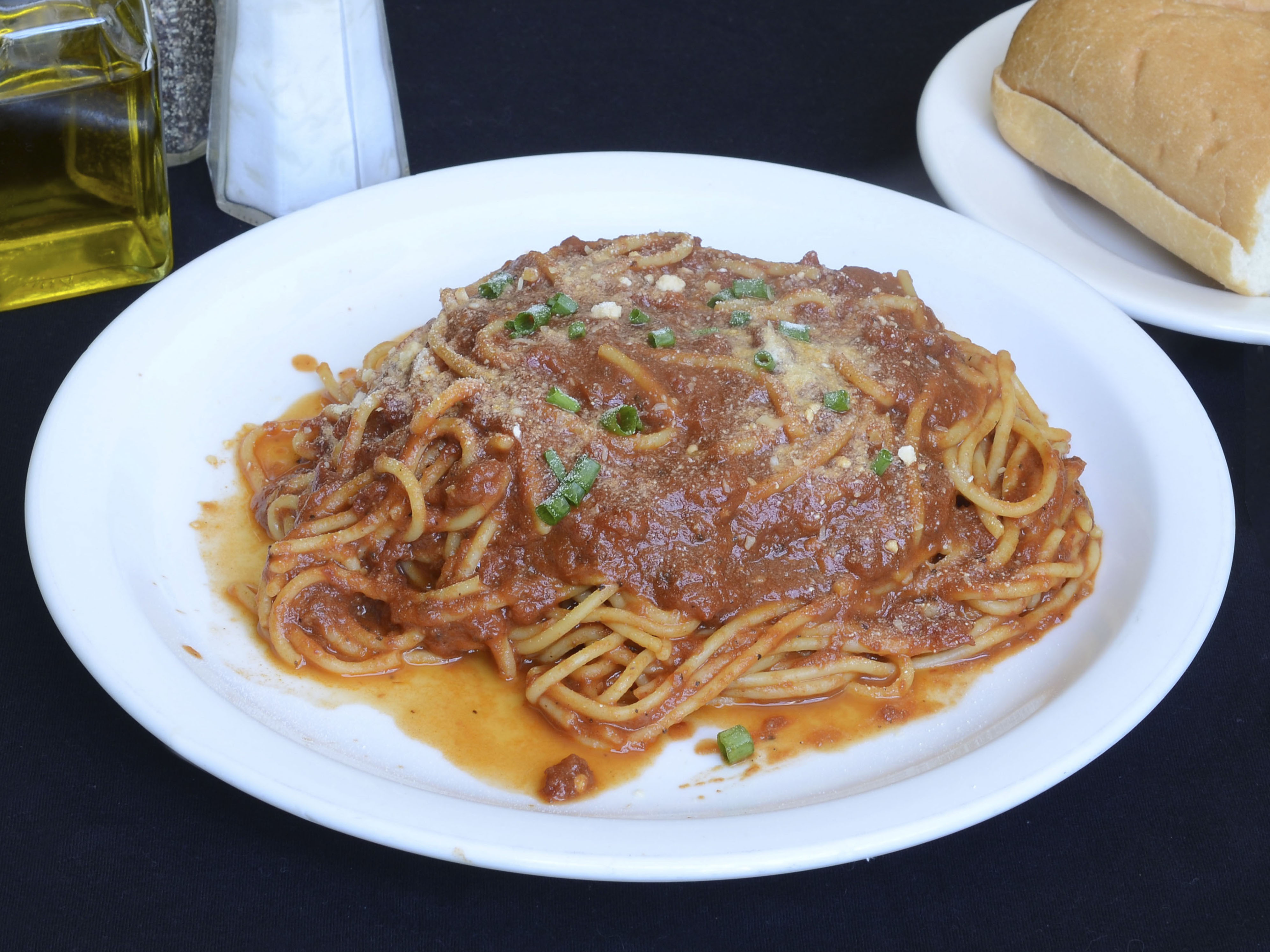 Order Spaghetti with Marinara Sauce food online from Mr Pizza Man store, Richmond on bringmethat.com