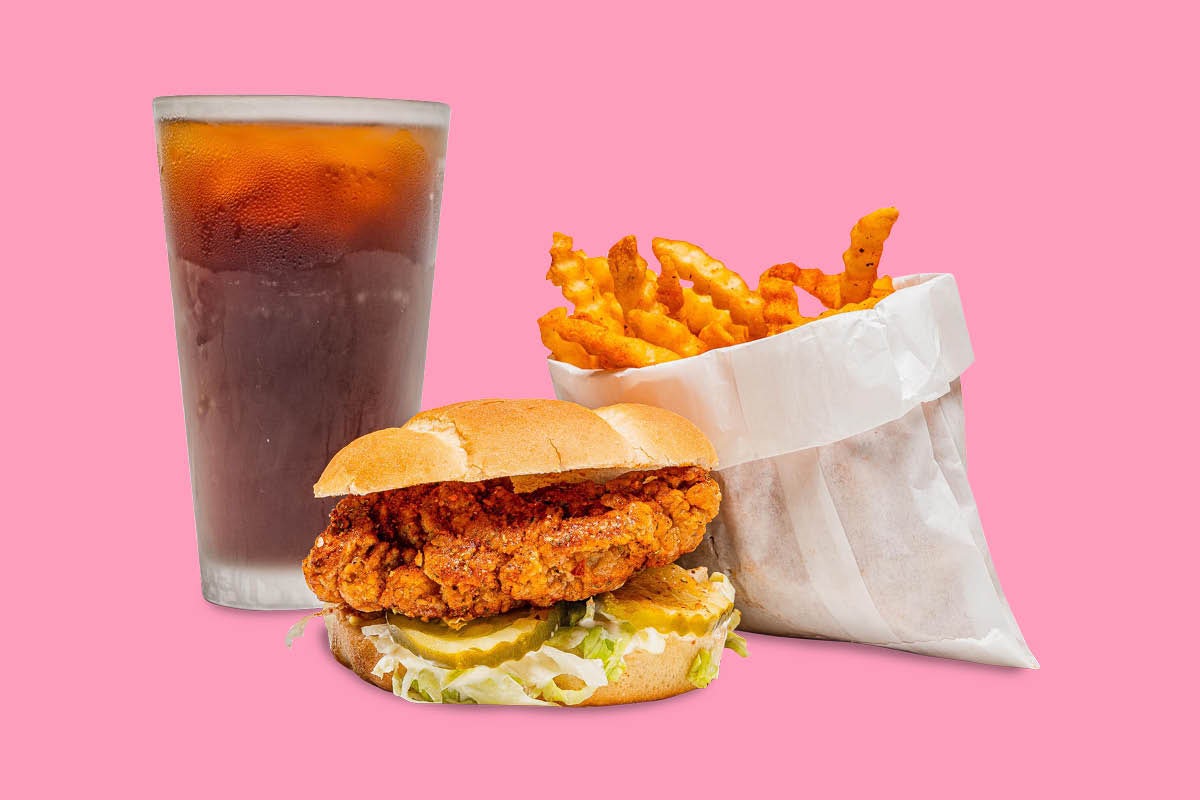 Order Chicken Sandwich Combo food online from MrBeast Burger store, Edgewater on bringmethat.com