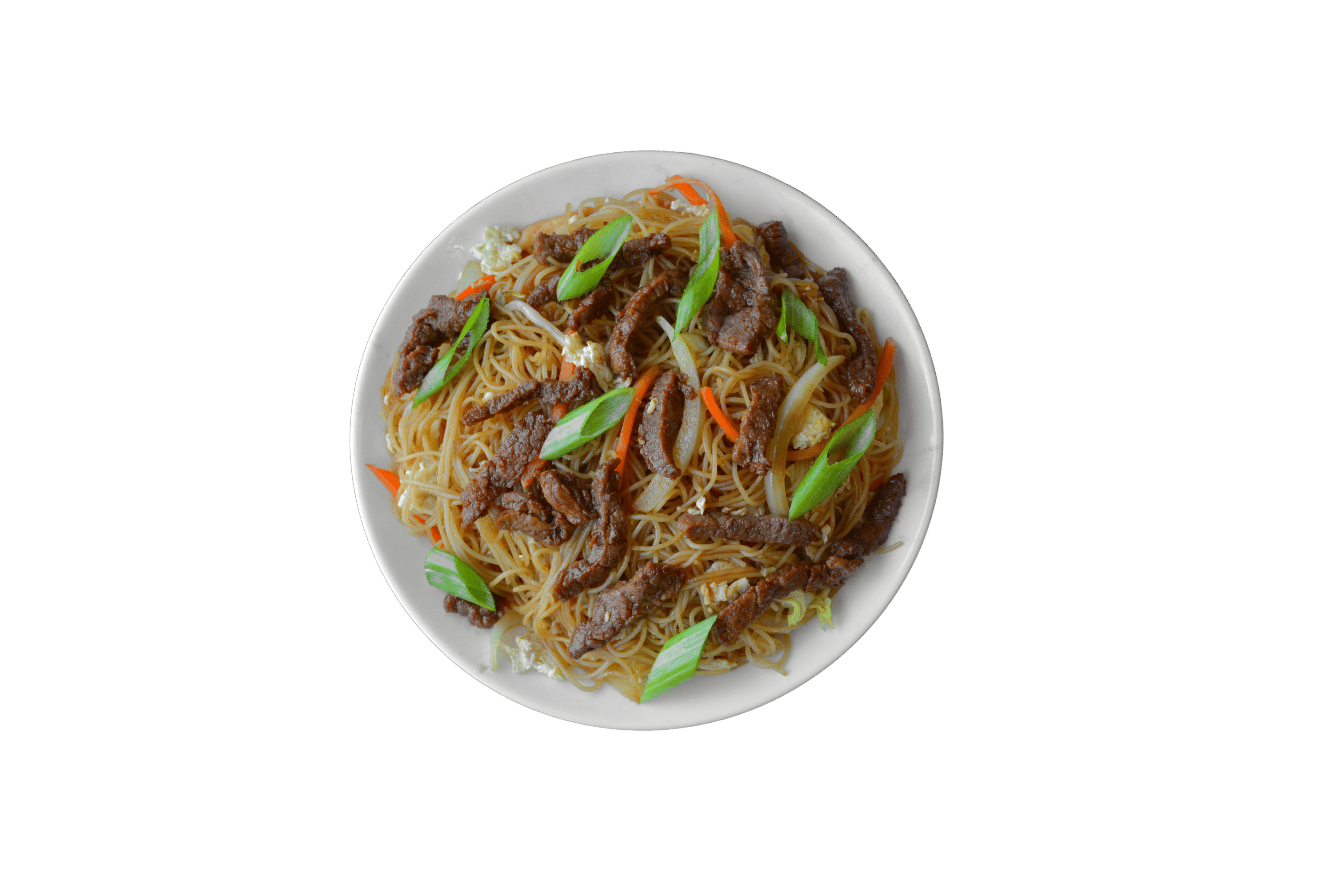 Order Beef Chow Mein Fun food online from Halal China Kitchen Plus store, Jamaica on bringmethat.com